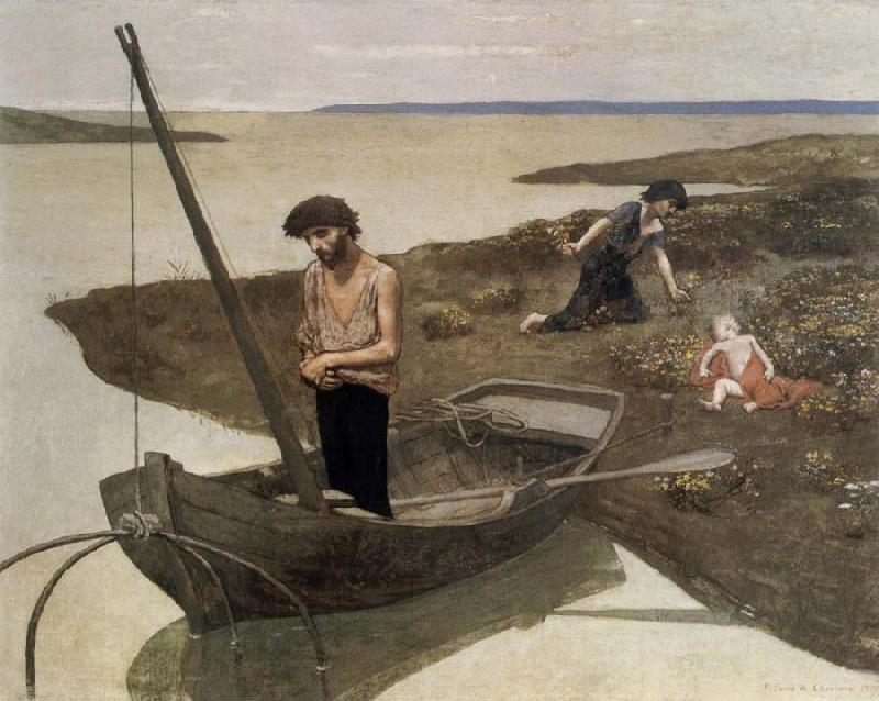 Pierre Puvis de Chavannes The Poor Fisherman Sweden oil painting art